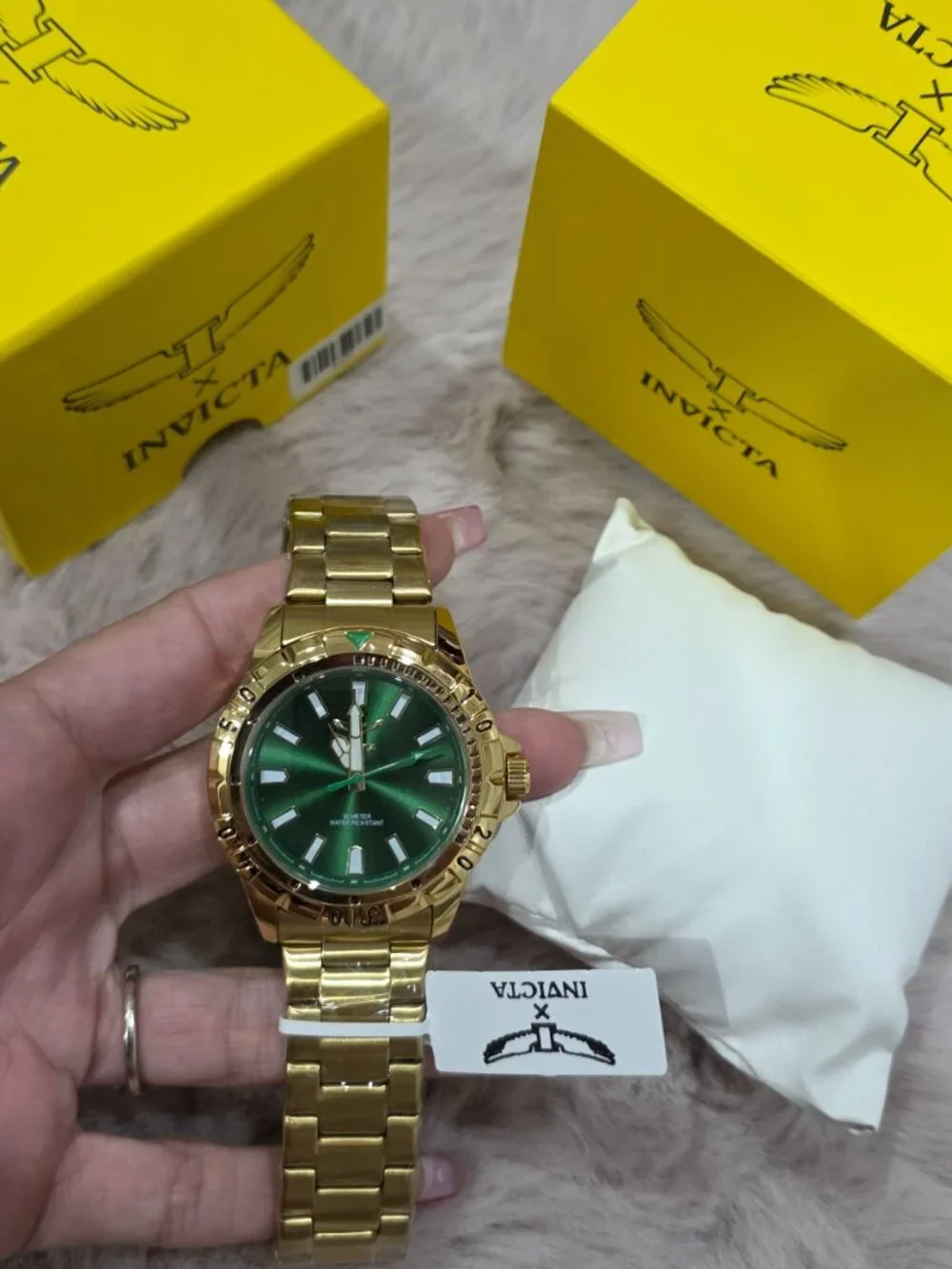 Invicta Emerald Green dial watch 42 mm